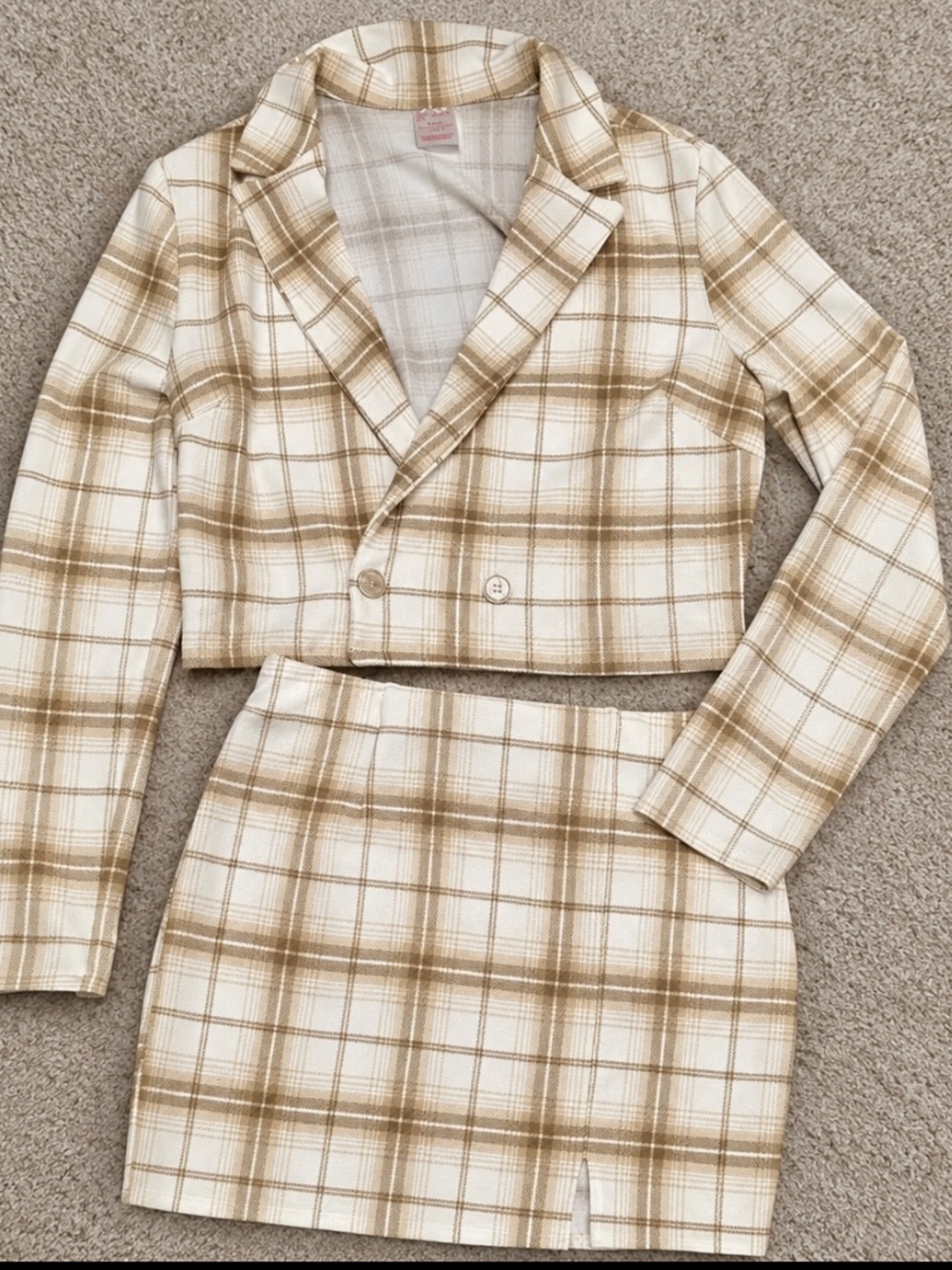 Skirt and Blazer Set
